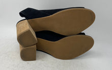 Load image into Gallery viewer, Cole Haan Womens Callista Black Peep Toe Block Heel Slingback Sandals Size 10B