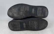 Load image into Gallery viewer, Aldo Mens Black Leather Lace-Up Low Top Round Toe Sneaker Shoes Size 10.5M