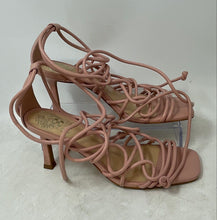 Load image into Gallery viewer, Vince Camuto Womens Enjita Pink Leather High Heel Strappy Sandals Size 6.5M