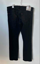 Load image into Gallery viewer, True Religion Mens Black Dark Wash Pockets Denim Straight Leg Jeans Size 36