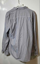 Load image into Gallery viewer, I.N.C International Concepts Mens Blue White Striped Button-Up Shirt Size M