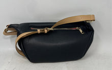Load image into Gallery viewer, Glam Alcoholic Womens Beige Black Leather Adjustable Strap Sling Handbag