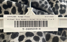 Load image into Gallery viewer, Michael Kors Womens Multicolor Leopard Print Skinny Leg Ankle Pants Size M