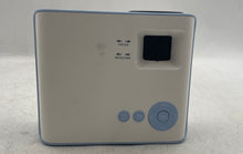 Load image into Gallery viewer, SopYou Model P2 White Blue Mini Video Projector With Tripod And Box Not Tested