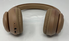 Load image into Gallery viewer, Brown Plastic Adjustable Headband Wireless Bluetooth Headphones Not Tested NCL