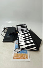 Load image into Gallery viewer, Igloo Essentials Black White Folding Piano Keyboard For Kids With Box Untested