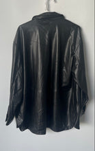 Load image into Gallery viewer, Zara Womens Black Long Sleeve Flap Pockets Snap Front Jacket Size Large