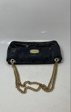 Load image into Gallery viewer, Michael Kors Womens Black Signature Print Chain Strap Convertible Crossbody Bag