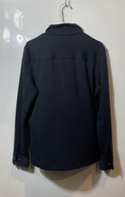 Load image into Gallery viewer, H&M Mens Blue Long Sleeve Collared Pockets Shaket Size Small