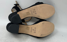 Load image into Gallery viewer, Bruno Menegatti Womens Black Buckle Open Toe Block Platform Heels Size 10