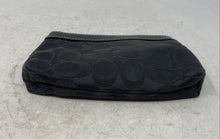 Load image into Gallery viewer, Coach Womens Black Signature Print Lined Zipper Pouch Wallet
