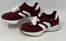Load image into Gallery viewer, Stay Real By Asmin X Womens Burgundy White Lace-Up Sneakers Shoes Size 6.5