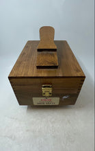 Load image into Gallery viewer, Vintage Kiwi Brown Hard Crafted Shoe Care Valet Box With Accessories