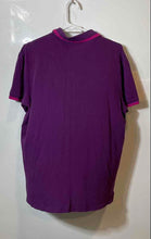 Load image into Gallery viewer, Armani Exchange Mens Dark Purple Regular Fit Short Sleeve Golf Polo Shirt Size L