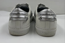 Load image into Gallery viewer, Authentic Givenchy Womens White Silver-Tone Sneakers Shoes Size EUR 38 Damaged
