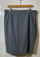 Load image into Gallery viewer, Authentic Escada Womens Gray Back-Zip Straight & Pencil Skirt Size EUR 44
