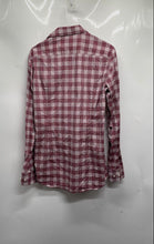 Load image into Gallery viewer, Hugo Boss Mens Red And White Plaid Slim Fit Long Sleeve Dress Shirt Size 15