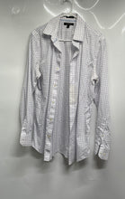 Load image into Gallery viewer, Banana Republic Mens White Cotton Slim-Fit Non-Iron Button-Up Shirt Size M