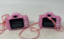 Load image into Gallery viewer, Set Of 2 Pcs Gems MDC1 Pink White Kids Compact Mini Digital Cameras Not Tested