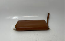 Load image into Gallery viewer, Michael Kors Womens Brown Leather Inner Pocket Card Holder Wristlet Wallet