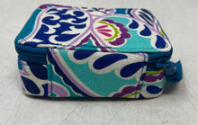 Load image into Gallery viewer, Vera Bradley Womens Multicolor Paisley Lightweight Zip-Around Travel Pill Case