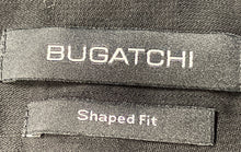 Load image into Gallery viewer, Bugatchi Mens Black Cotton Long Sleeve Shaped Fit Button-Up Shirt Size L
