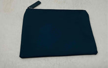 Load image into Gallery viewer, Lacoste Womens Blue Zipper Cosmetic Makeup Handbag