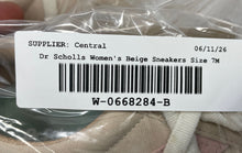 Load image into Gallery viewer, Dr. Scholl's Womens Madison Lace Beige Lace-Up Low Top Sneaker Shoes Size 7M