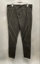 Load image into Gallery viewer, M75D Mens Gray Flat Front Slash Pockets Belt Loops Trousers Pants Size Medium