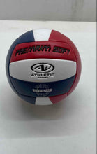 Load image into Gallery viewer, Athletic Works Multicolor Premium Soft Official Volleyball Ball Size & Weight