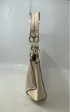 Load image into Gallery viewer, Aldo Womens White Leather Perforated Inner Pocket Double Strap Tote Purse
