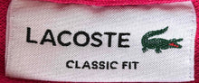 Load image into Gallery viewer, Lacoste Mens Pink Cotton Classic Fit Spread Collar Short Sleeve Polo Shirt Sz L