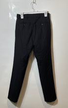 Load image into Gallery viewer, Kenneth Cole Reaction Mens Black Flat Front Skinny Leg Dress Pants Size 36R 29W