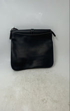 Load image into Gallery viewer, Details Womens Black Leather Adjustable Strap Flap Crossbody Handbag