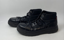 Load image into Gallery viewer, Hugo Boss Mens Black Leather Round Toe Lace-Up Ankle Boots Size EUR 46