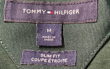 Load image into Gallery viewer, Tommy Hilfiger Mens Green Slim Fit Short Sleeve Collared Polo Shirt Size Medium