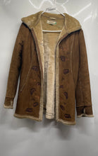 Load image into Gallery viewer, IZZI Outerwear Womens Brown Long Sleeve Hooded Full-Zip Jacket Size M