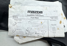 Load image into Gallery viewer, Mazda 6 Black Leather Front Mask Bra Hood Cover And Manual & Mounting Hardware
