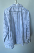 Load image into Gallery viewer, Nautica Mens Blue White Striped Flex Long Sleeve Collared Button-Up Shirt Sz XXL