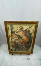 Load image into Gallery viewer, Wall Hanging Home Decor Square Framed Classical Figure Art Painting