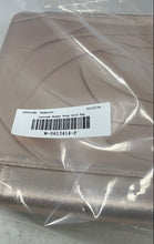 Load image into Gallery viewer, Lancome Womens Rose Gold Engraved Top Handle Zip-Around Cosmetic Makeup Bag