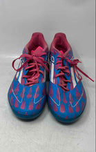 Load image into Gallery viewer, Adidas Mens F50 League Turf IF1336 Blue Pink Lace-Up Low Top Soccer Cleats Sz 12