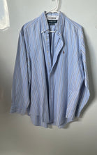 Load image into Gallery viewer, Ralph Lauren Mens Yarmouth Multicolor Striped Cotton Dress Shirt Size 16 1/2