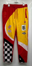 Load image into Gallery viewer, Fly Supply Mens Multicolor Printed Activewear Racing Jogger Pants Size Large