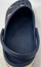 Load image into Gallery viewer, Crocs Mens Crocband Blue White Round Toe Slip-On Clog Sandals Size 11