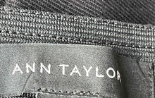 Load image into Gallery viewer, Ann Taylor Womens Black Pockets Flat Front Side Zipper Dress Pants Size 10