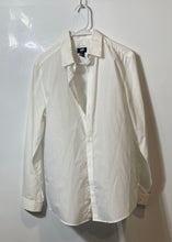 Load image into Gallery viewer, H&M Mens White Long Sleeve Collared Easy Iron Slim Fit Button-Up Shirt Size M