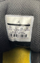 Load image into Gallery viewer, Nike Boys Air Jordan 1 Retro Mid 554725-071 Black Yellow Sneaker Shoes Size 7Y
