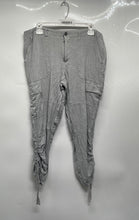 Load image into Gallery viewer, Lauren Ralph Lauren Womens Gray Flat Front Ruched Cargo Pants Size 10