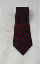 Load image into Gallery viewer, Giorgio Brutini Mens Red Black Geometric Adjustable Formal Designer Tie